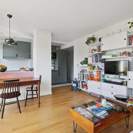 Apartamento 2 Floor With Terraces - Metro Guy Moquet París